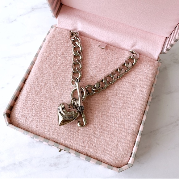 Juicy Couture Jewelry - Juicy Couture Silver Starter Charm Necklace Juicy Couture Jewelry - Juicy Couture Silver Starter Charm Necklace